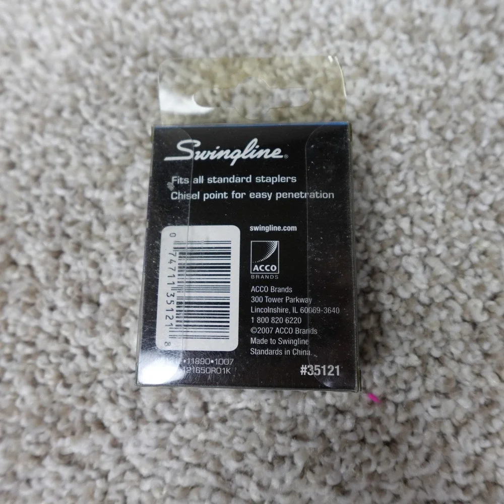 Swingline Color Bright Blue Staples 2000 Count Standard Size 35121